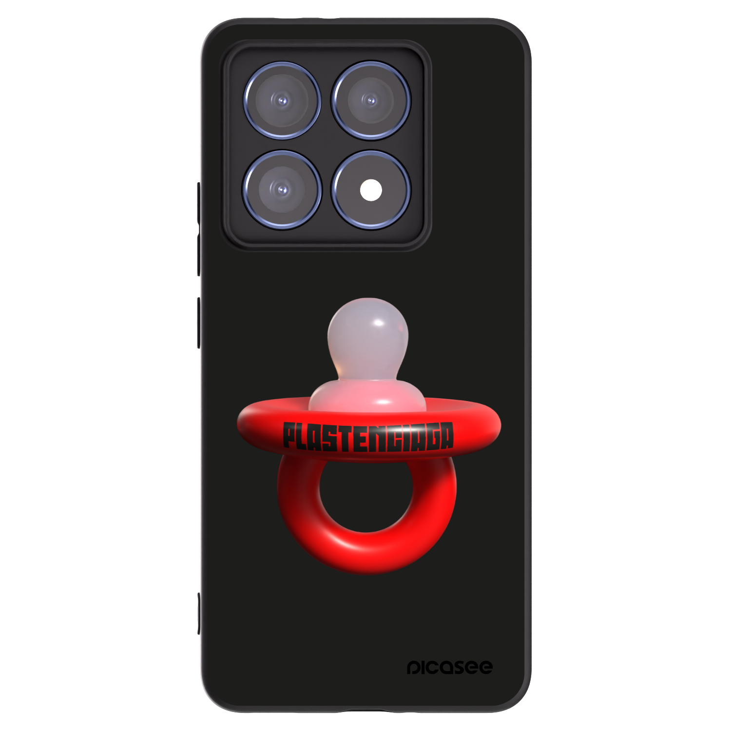 Picasee Xiaomi 14T Pro Hülle - Schwarzes Silikon - Le Dudel
