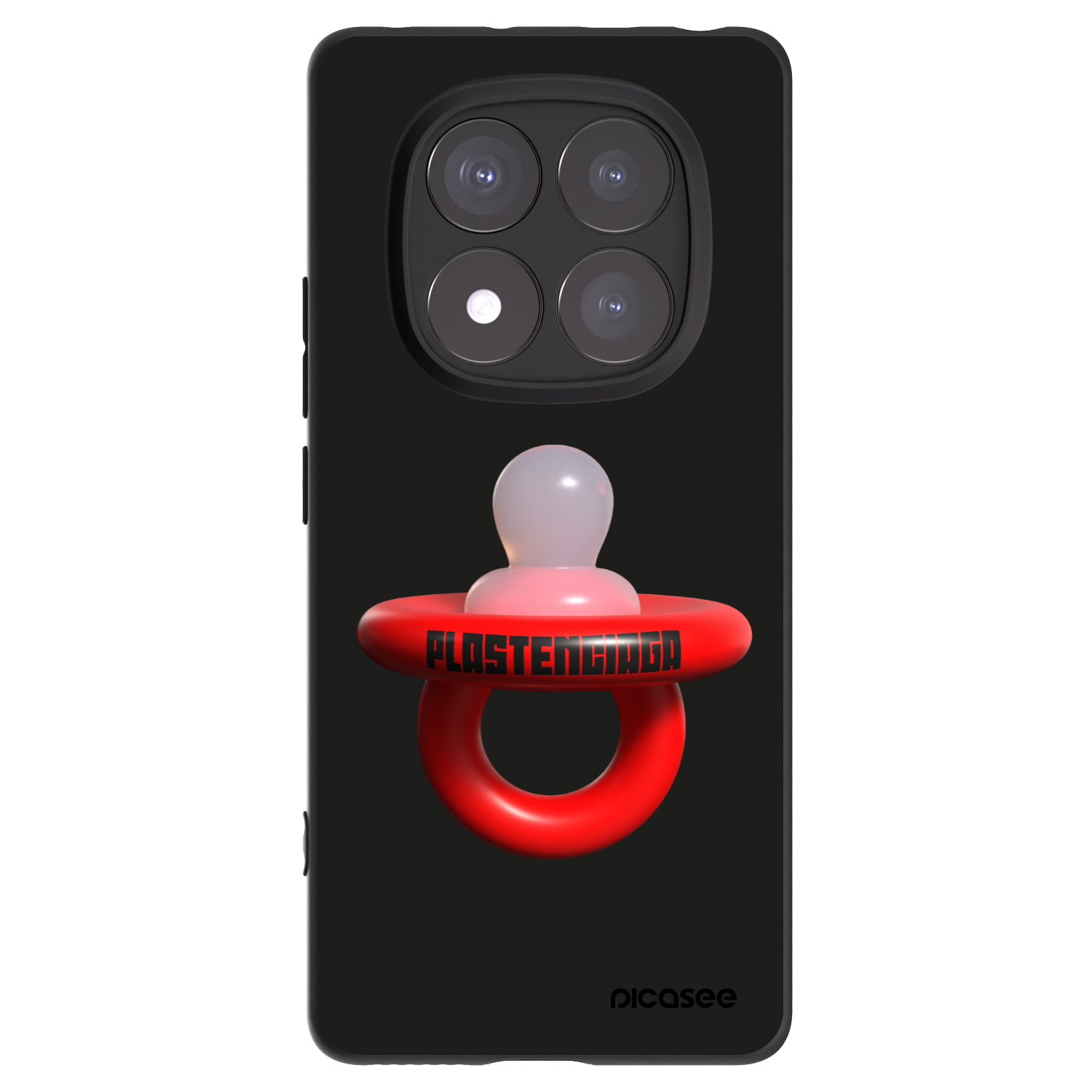Picasee Xiaomi Redmi Note 14 Pro+ 5G Hülle - Schwarzes Silikon - Le Dudel