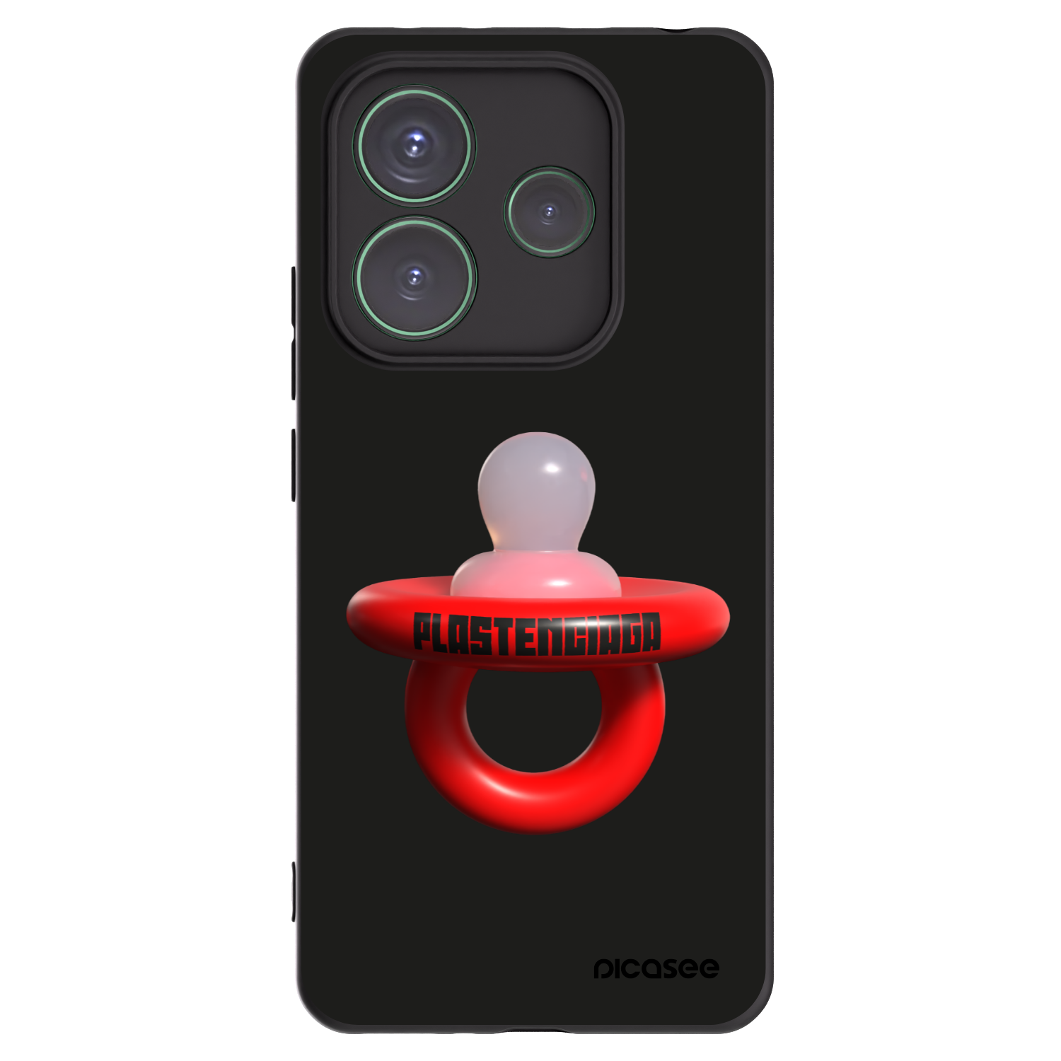 Picasee Xiaomi Redmi Note 14 5G Hülle - Schwarzes Silikon - Le Dudel