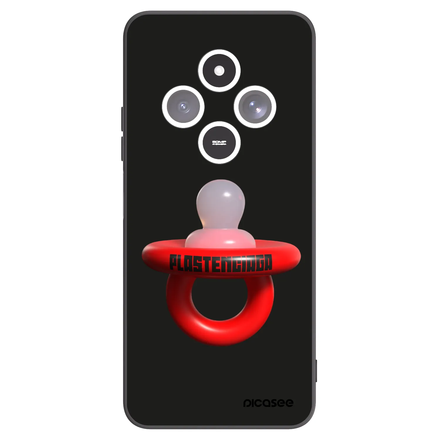 Picasee Xiaomi Redmi 14C Hülle - Schwarzes Silikon - Le Dudel