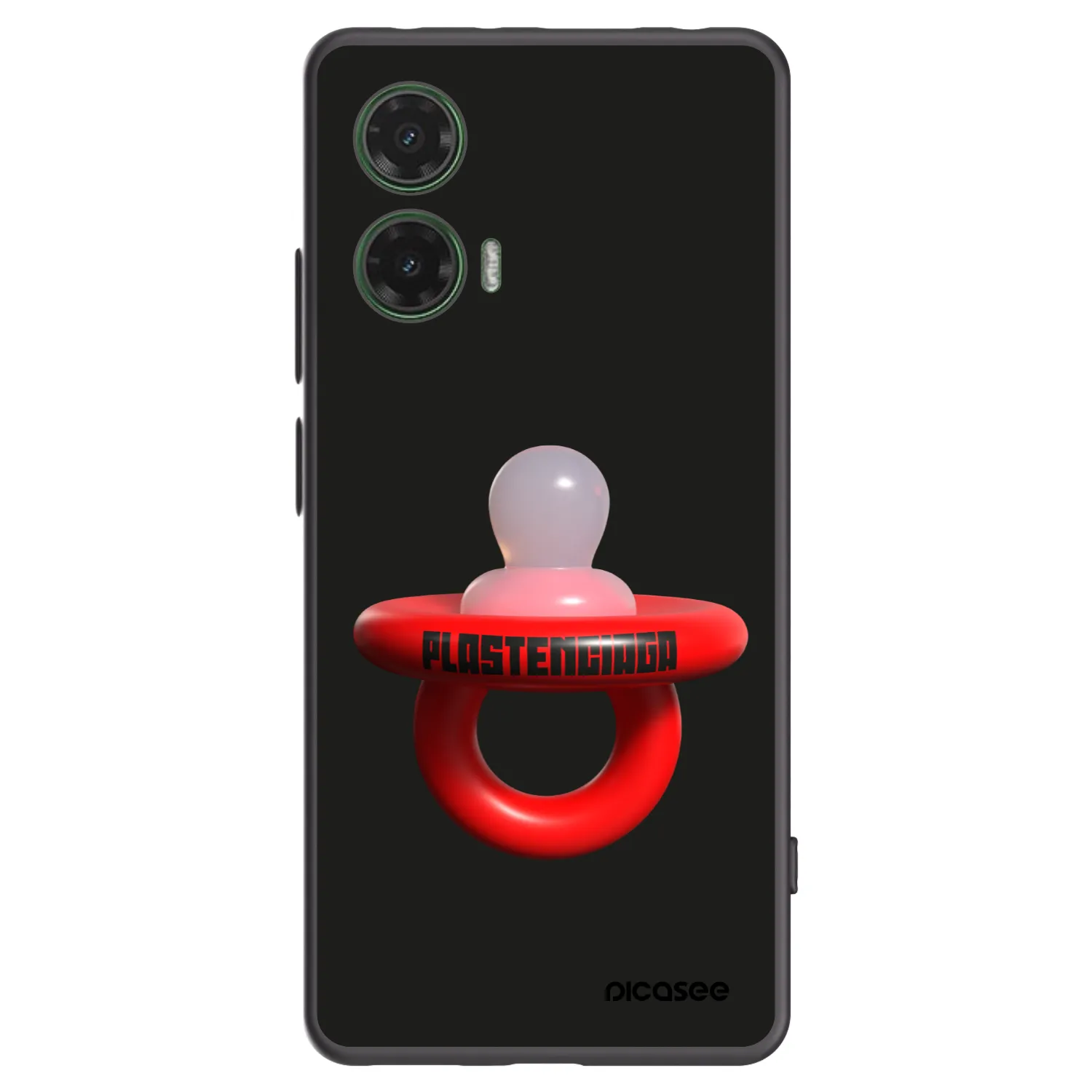 Picasee Motorola Moto G35 5G Hülle - Schwarzes Silikon - Le Dudel