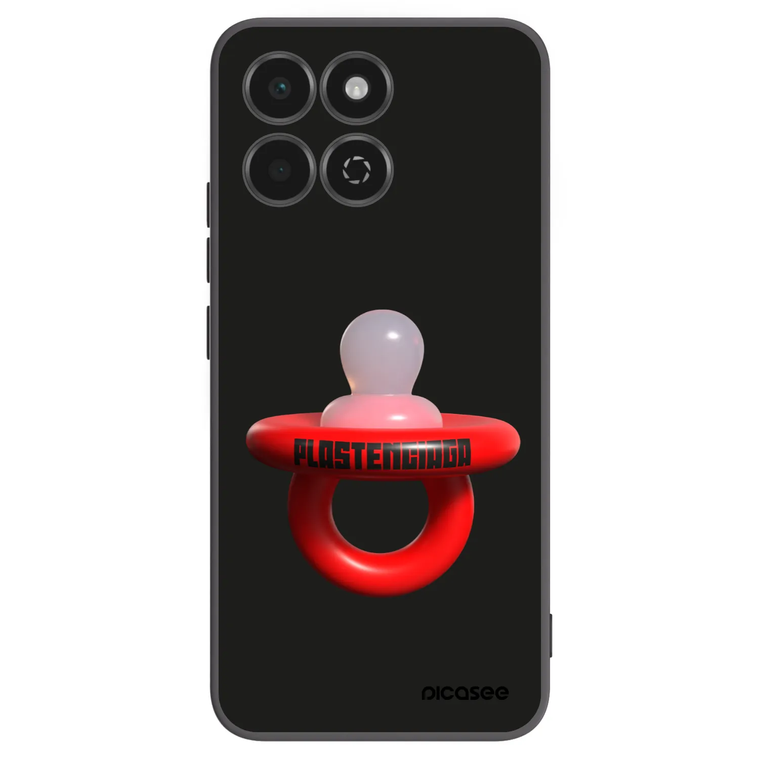 Picasee Honor 200 Smart 5G Hülle - Schwarzes Silikon - Le Dudel