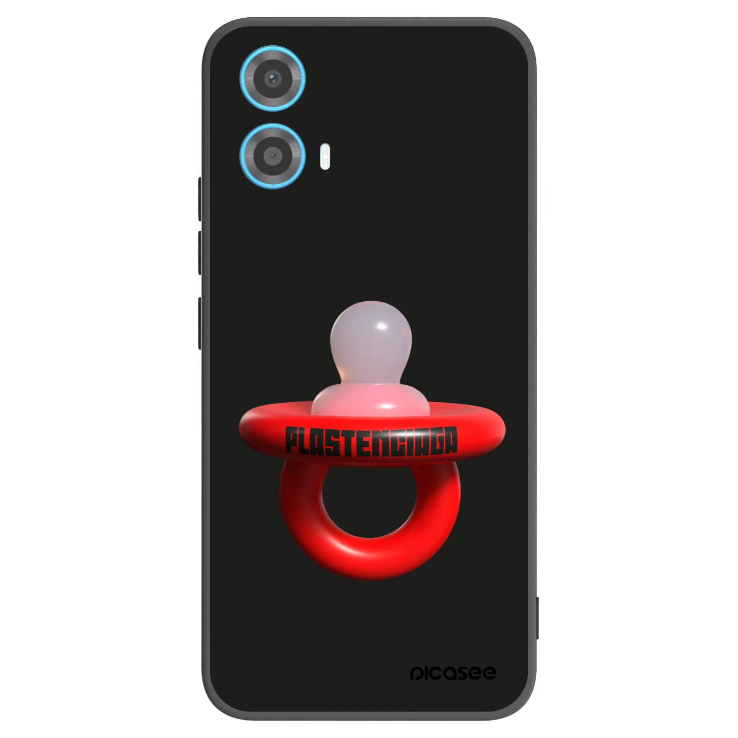 Picasee Motorola Moto G34 5G Hülle - Schwarzes Silikon - Le Dudel