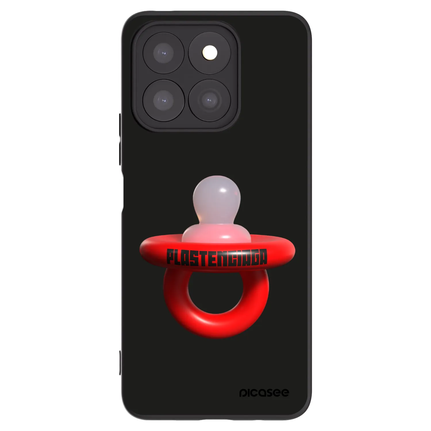 Picasee Honor X8c Hülle - Schwarzes Silikon - Le Dudel