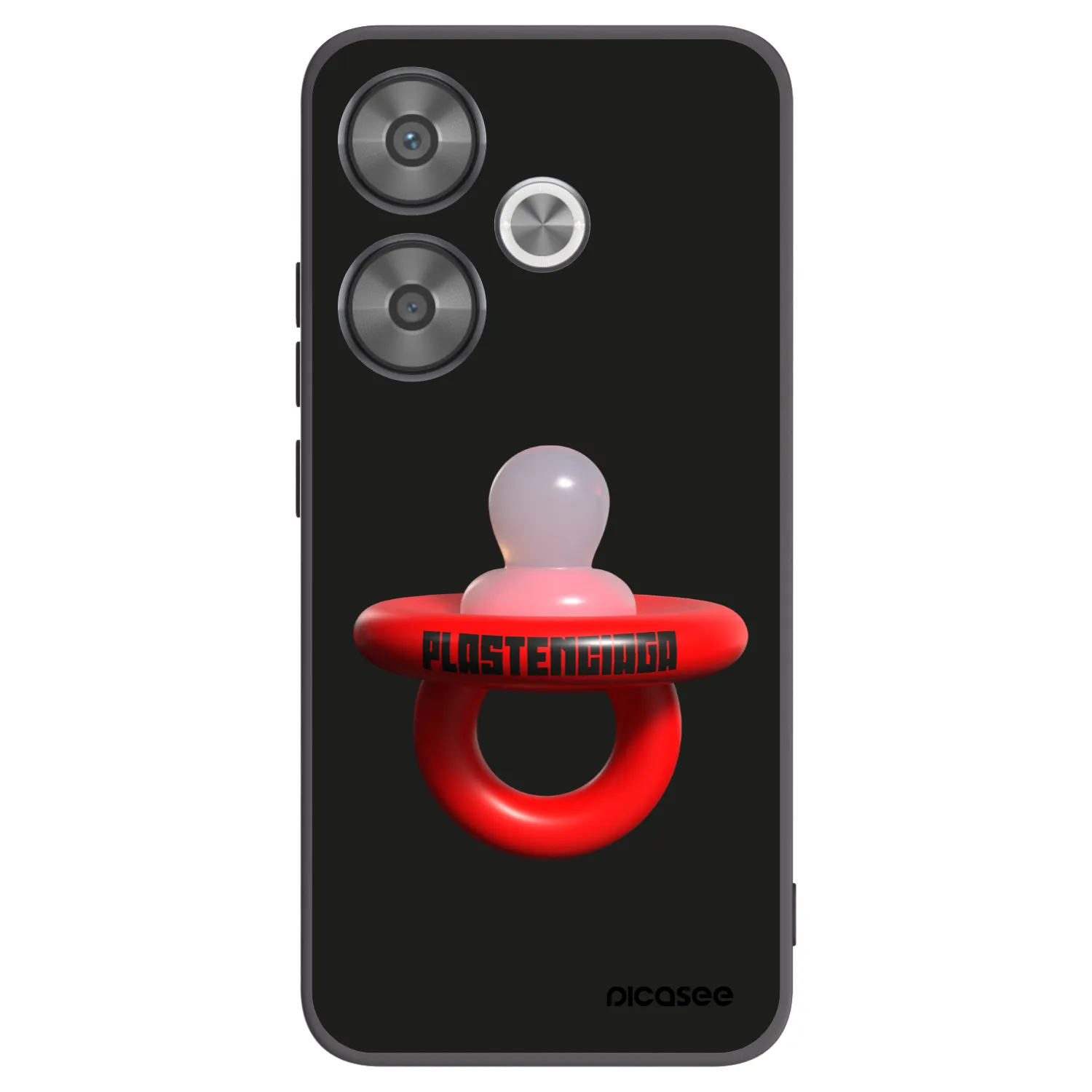 Picasee Xiaomi Poco F6 Hülle - Schwarzes Silikon - Le Dudel