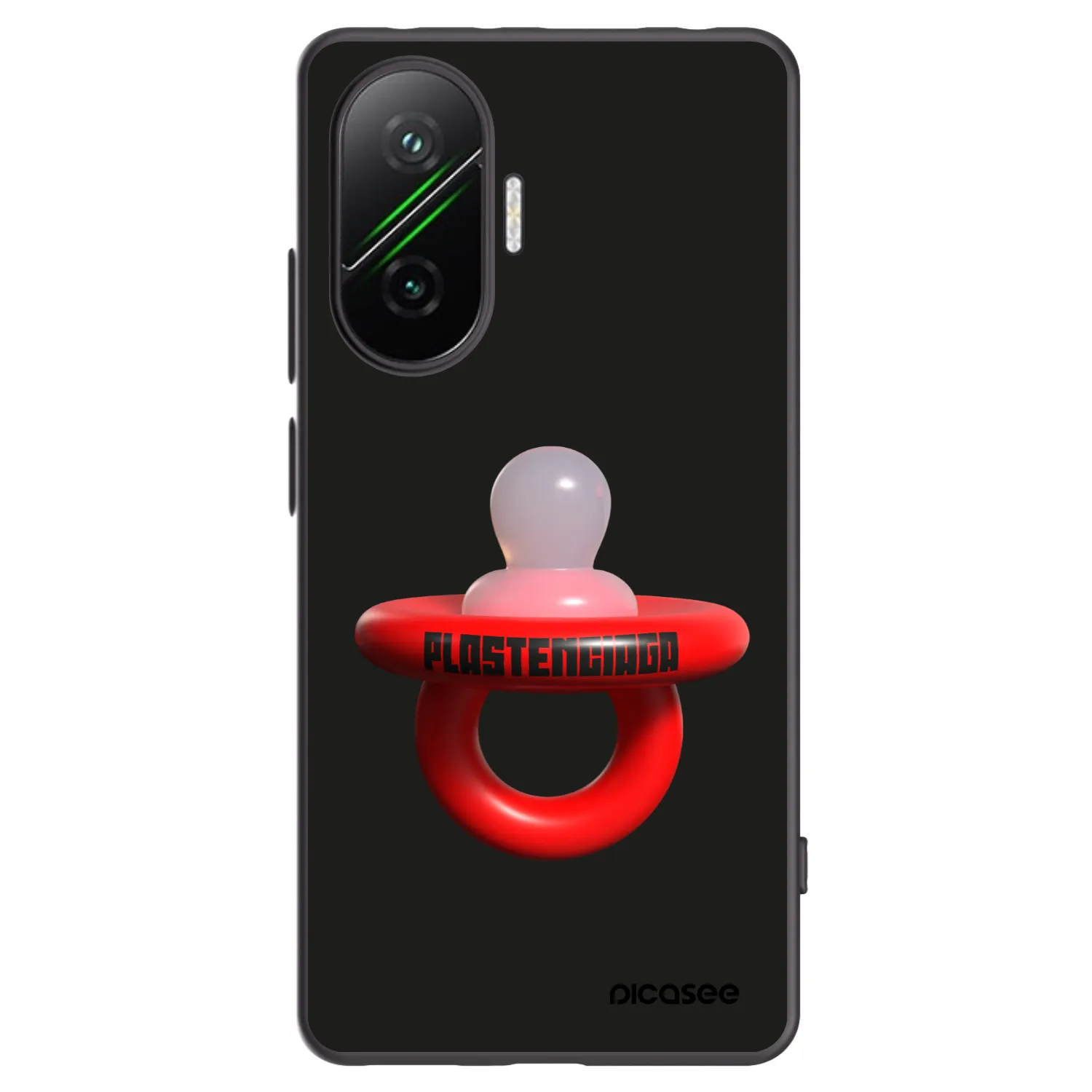 Picasee Xiaomi Poco F7 Pro 5G Hülle - Schwarzes Silikon - Le Dudel