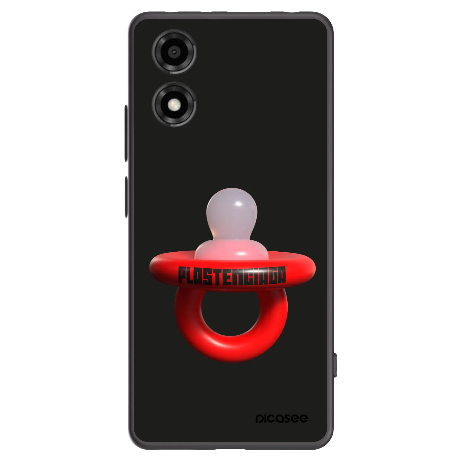 Picasee Motorola Moto E14 Hülle - Schwarzes Silikon - Le Dudel