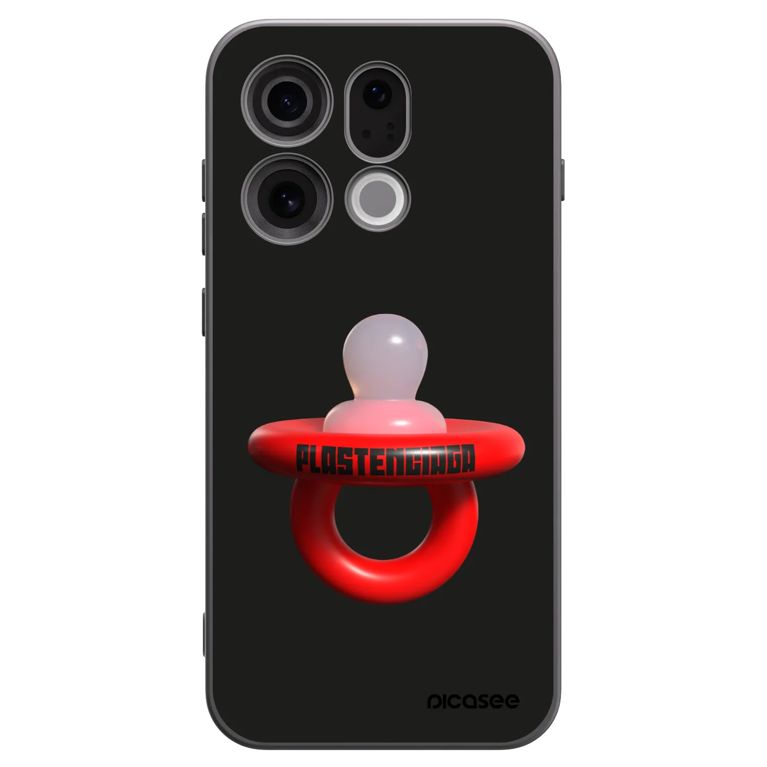 Picasee OPPO Find X9 Hülle - Schwarzes Silikon - Le Dudel