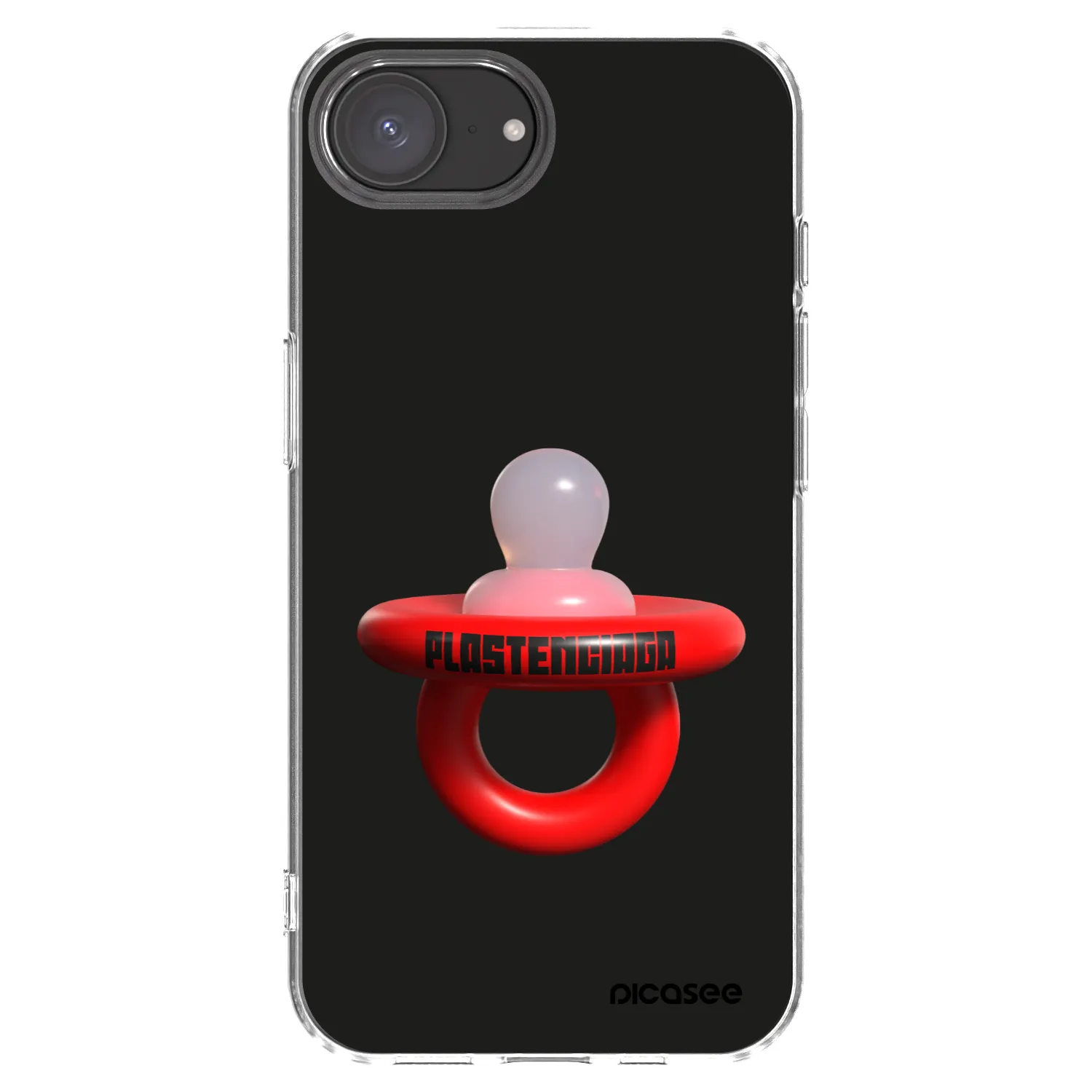 Picasee Apple iPhone 17e Hülle - Transparentes Silikon - Le Dudel