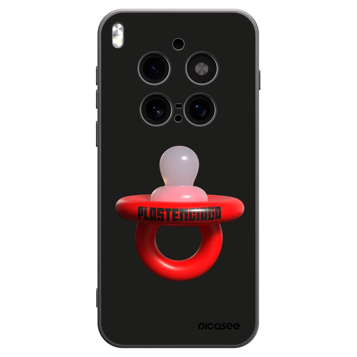 Picasee Vivo X300 Pro Hülle - Schwarzes Silikon - Le Dudel