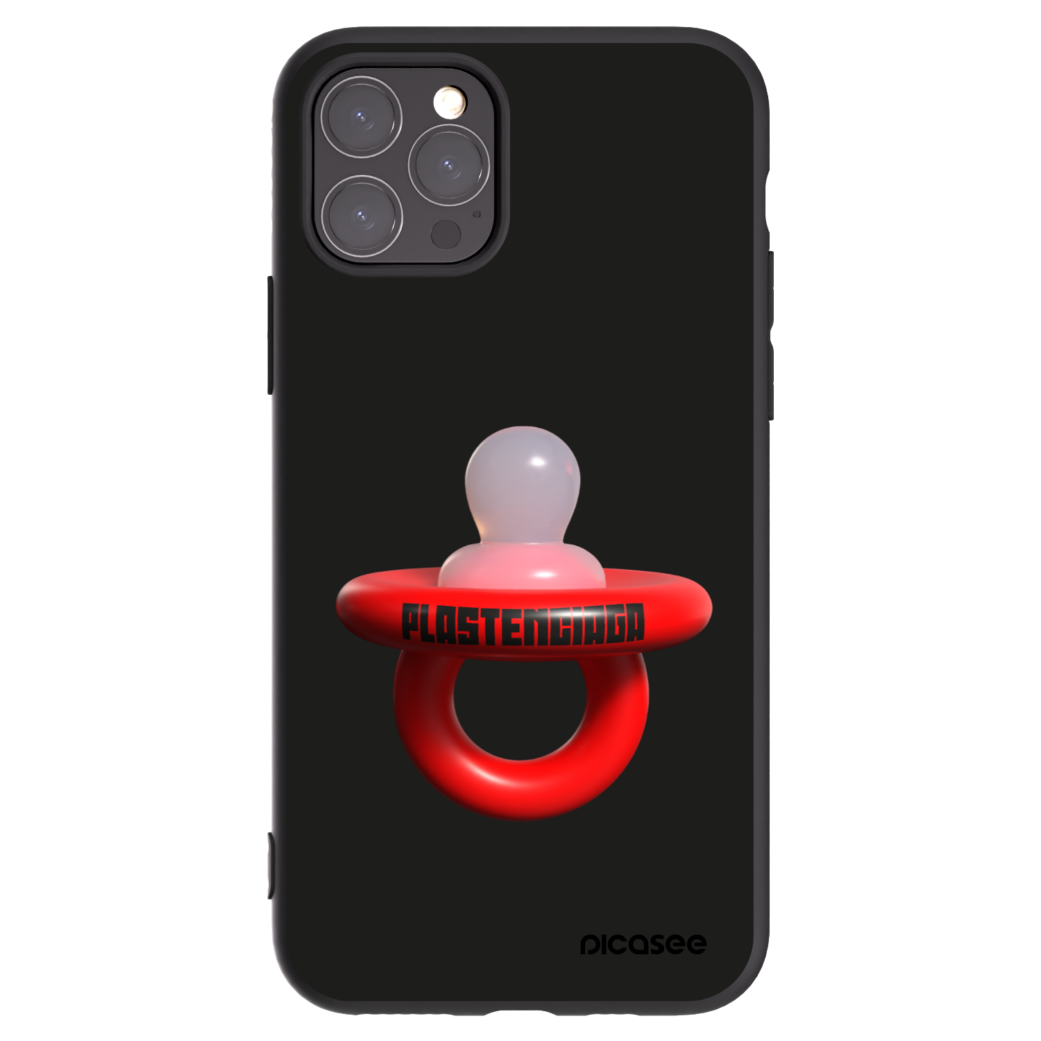 Picasee Apple iPhone 11 Pro Hülle - Schwarzes Silikon - Le Dudel