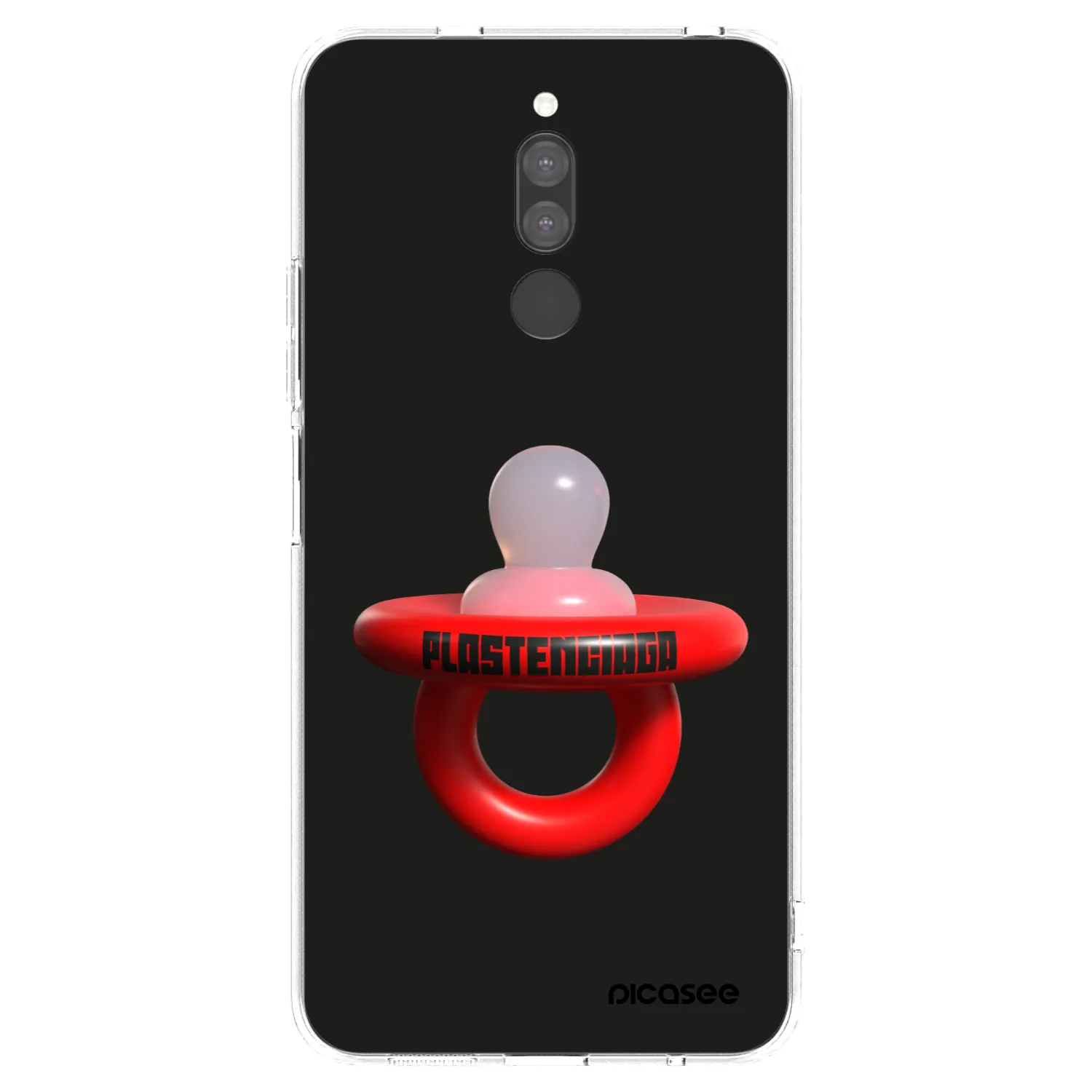 Picasee Xiaomi Redmi 8 Hülle - Transparentes Silikon - Le Dudel