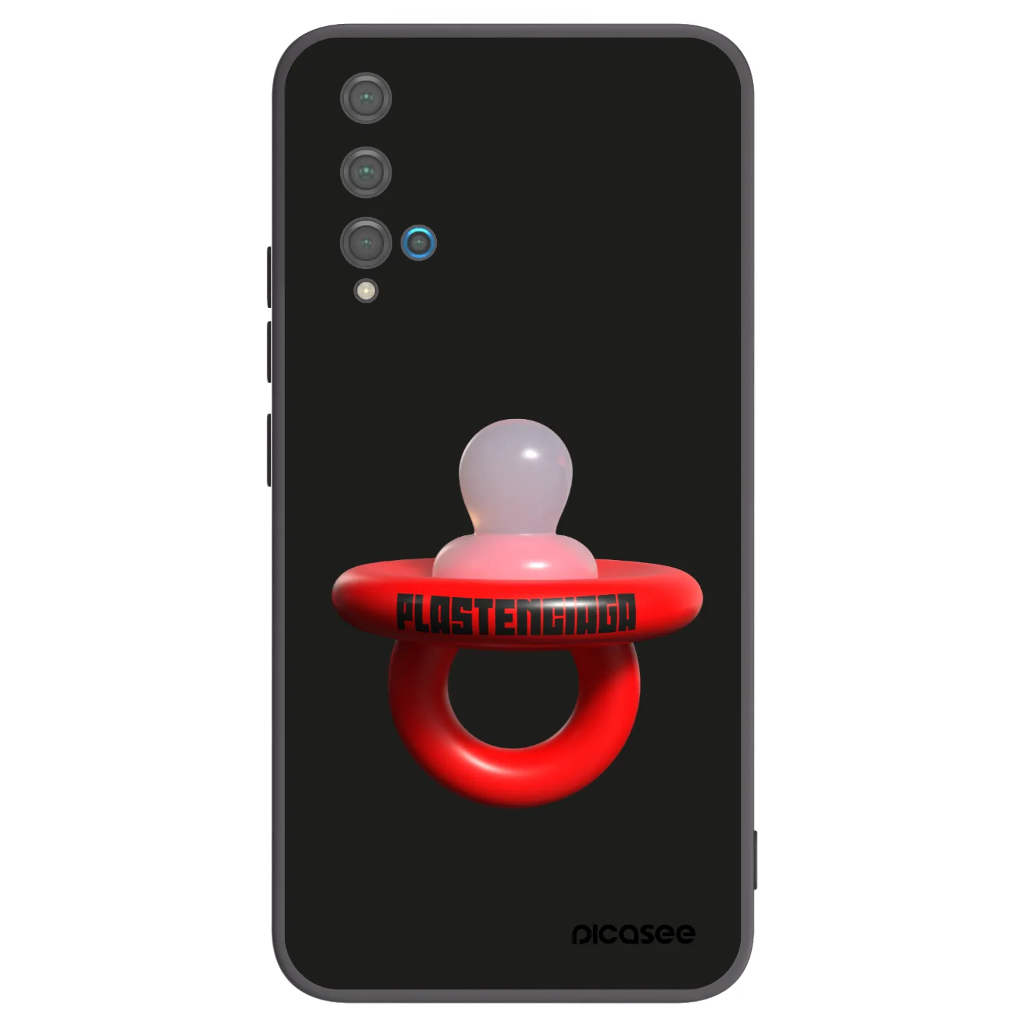 Picasee Huawei Nova 5T Hülle - Schwarzes Silikon - Le Dudel