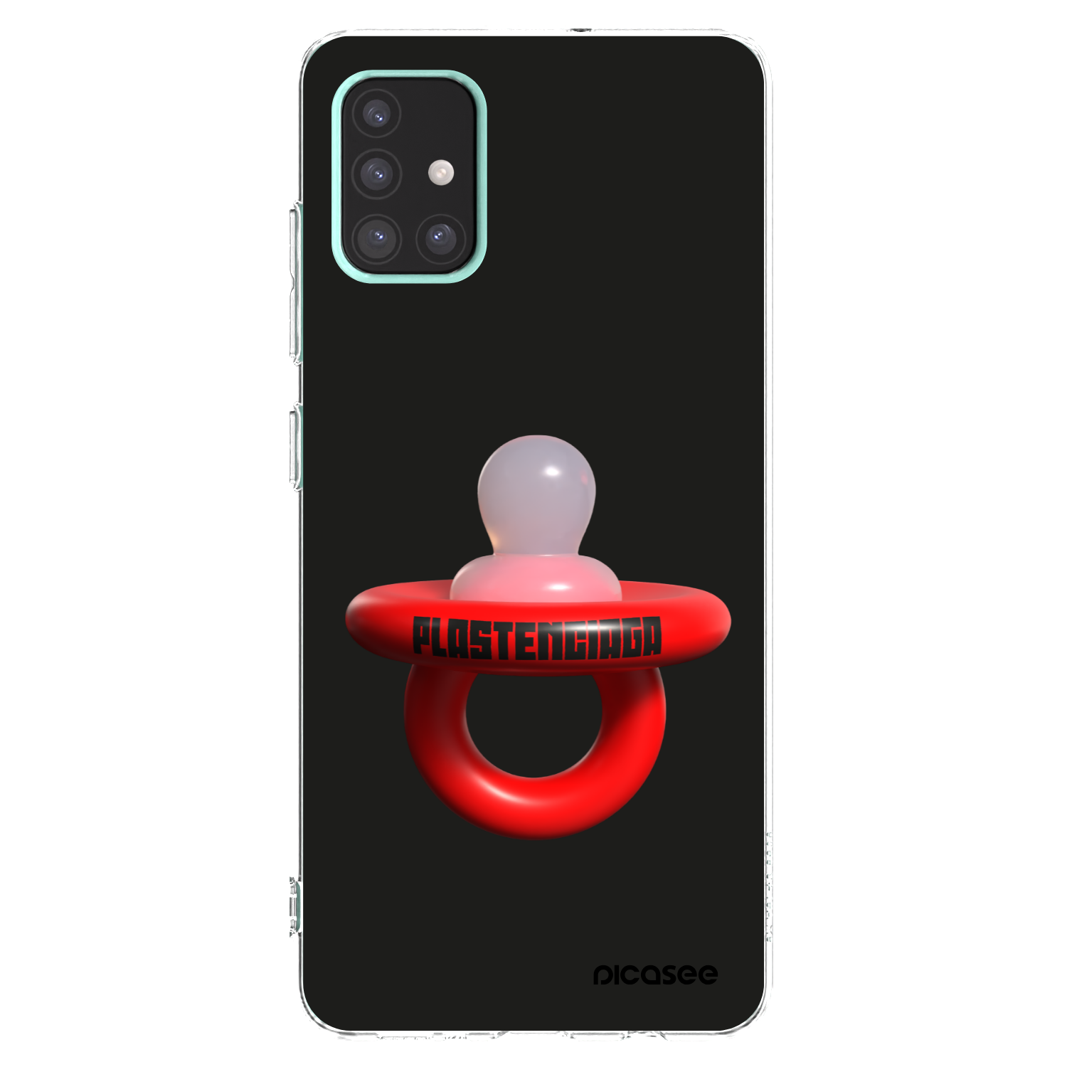 Picasee Samsung Galaxy A51 A515F Hülle - Transparentes Silikon - Le Dudel