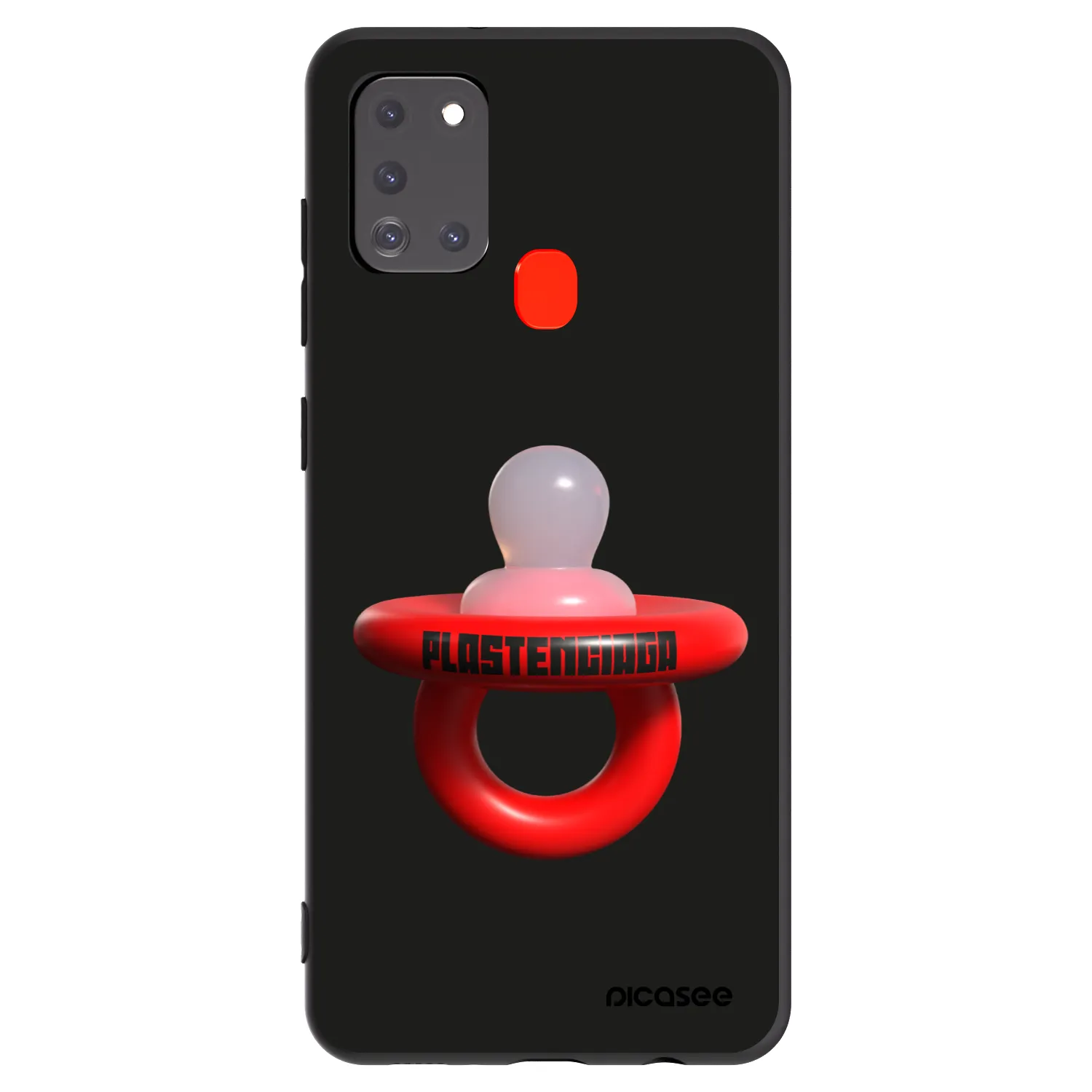 Picasee Samsung Galaxy A21s Hülle - Schwarzes Silikon - Le Dudel