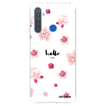 Picasee Realme 5 Hülle - Transparentes Silikon - Hello there