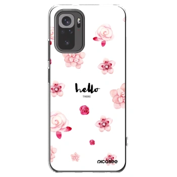 Picasee Xiaomi Redmi Note 10S Hülle - Transparentes Silikon - Hello there
