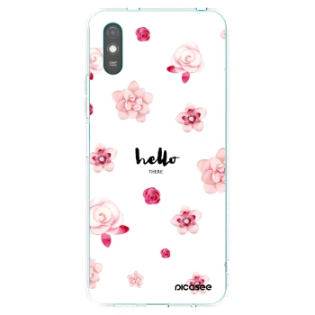 Picasee Xiaomi Redmi 9AT Hülle - Transparentes Silikon - Hello there