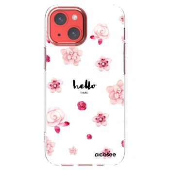 Picasee Apple iPhone 13 mini Hülle - Transparentes Silikon - Hello there