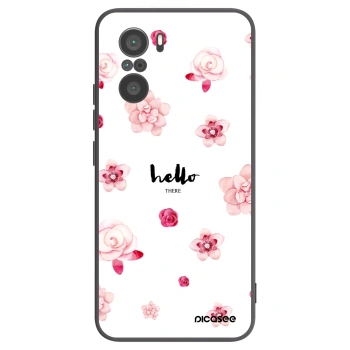 Picasee Xiaomi Poco F3 Hülle - Schwarzes Silikon - Hello there