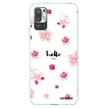 Picasee Xiaomi Redmi Note 10 5G Hülle - Transparentes Silikon - Hello there
