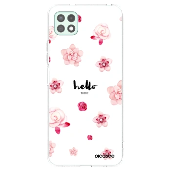 Picasee Samsung Galaxy A22 A226B 5G Hülle - Transparentes Silikon - Hello there
