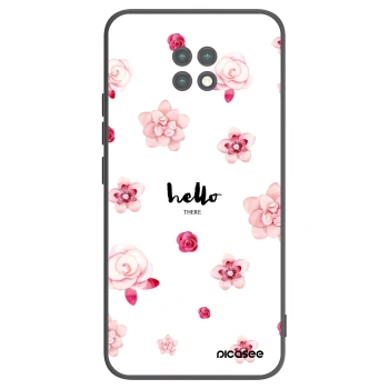 Picasee Xiaomi Redmi Note 9T Hülle - Schwarzes Silikon - Hello there