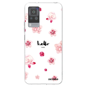Picasee Vivo X60 Pro 5G Hülle - Transparentes Silikon - Hello there