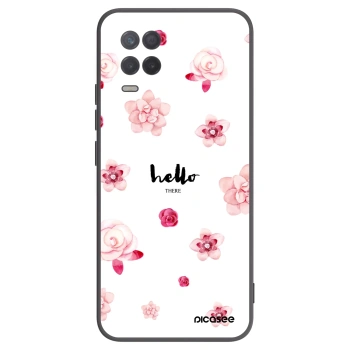 Picasee Realme 8 5G Hülle - Schwarzes Silikon - Hello there