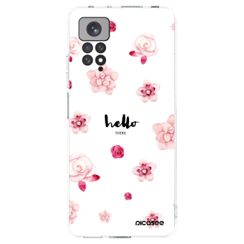 Picasee Xiaomi Redmi Note 11S 4G Hülle - Transparentes Silikon - Hello there