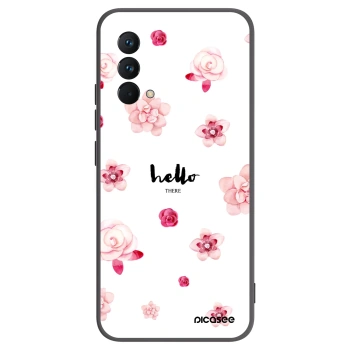 Picasee Realme GT Master Edition 5G Hülle - Schwarzes Silikon - Hello there