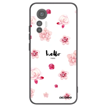 Picasee Xiaomi 12 Lite Hülle - Schwarzes Silikon - Hello there
