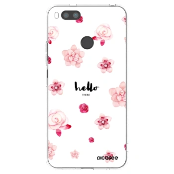 Picasee Xiaomi Redmi A1 Hülle - Transparentes Silikon - Hello there