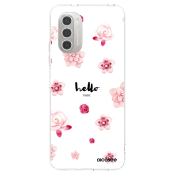 Picasee Motorola Moto G51 Hülle - Transparentes Silikon - Hello there