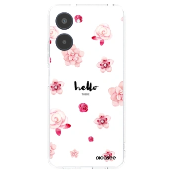 Picasee Realme 10 4G Hülle - Transparentes Silikon - Hello there