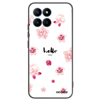 Picasee Honor 70 Lite Hülle - Schwarzes Silikon - Hello there