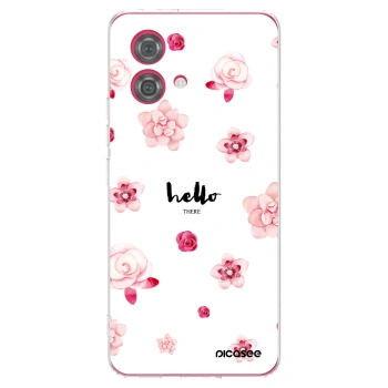 Picasee Motorola Moto G84 5G Hülle - Transparentes Silikon - Hello there