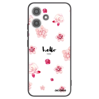 Picasee Xiaomi Redmi 12 5G Hülle - Schwarzes Silikon - Hello there