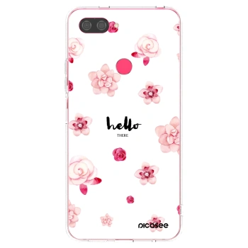 Picasee Xiaomi Mi 8 Lite Hülle - Transparentes Silikon - Hello there