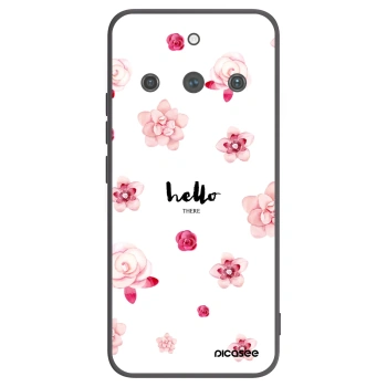 Picasee Realme 11 Pro+ Hülle - Schwarzes Silikon - Hello there