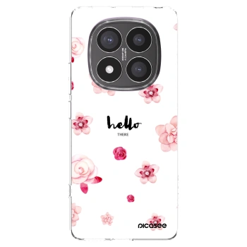 Picasee Xiaomi Redmi Note 14 Pro+ 5G Hülle - Transparentes Silikon - Hello there