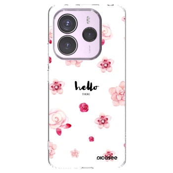 Picasee Xiaomi Redmi Note 14 5G Hülle - Transparentes Silikon - Hello there