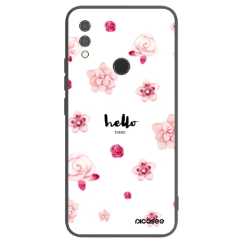 Picasee Xiaomi Redmi Note 7 Hülle - Schwarzes Silikon - Hello there