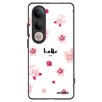 Picasee Vivo V50 Lite 5G Hülle - Schwarzes Silikon - Hello there