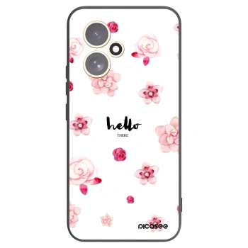 Picasee Honor 400 5G Hülle - Schwarzes Silikon - Hello there