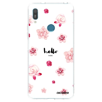 Picasee Huawei Y6 2019 Hülle - Transparentes Silikon - Hello there