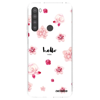Picasee Xiaomi Redmi Note 8 Hülle - Transparentes Silikon - Hello there