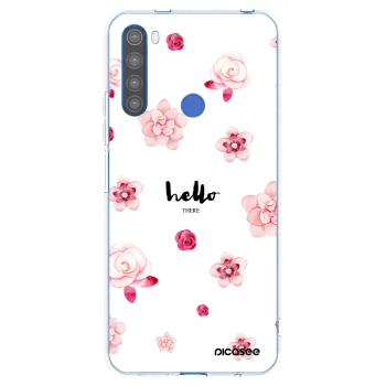 Picasee Xiaomi Redmi Note 8T Hülle - Transparentes Silikon - Hello there