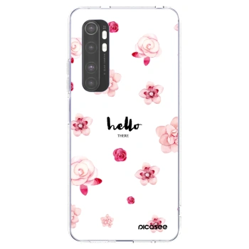 Picasee Xiaomi Mi Note 10 Lite Hülle - Transparentes Silikon - Hello there