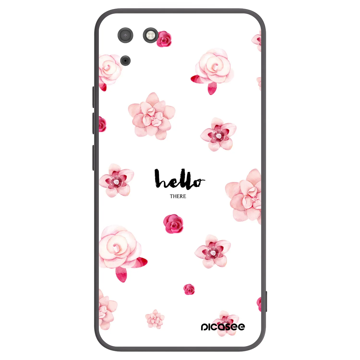 Picasee Huawei Y5P Hülle - Schwarzes Silikon - Hello there
